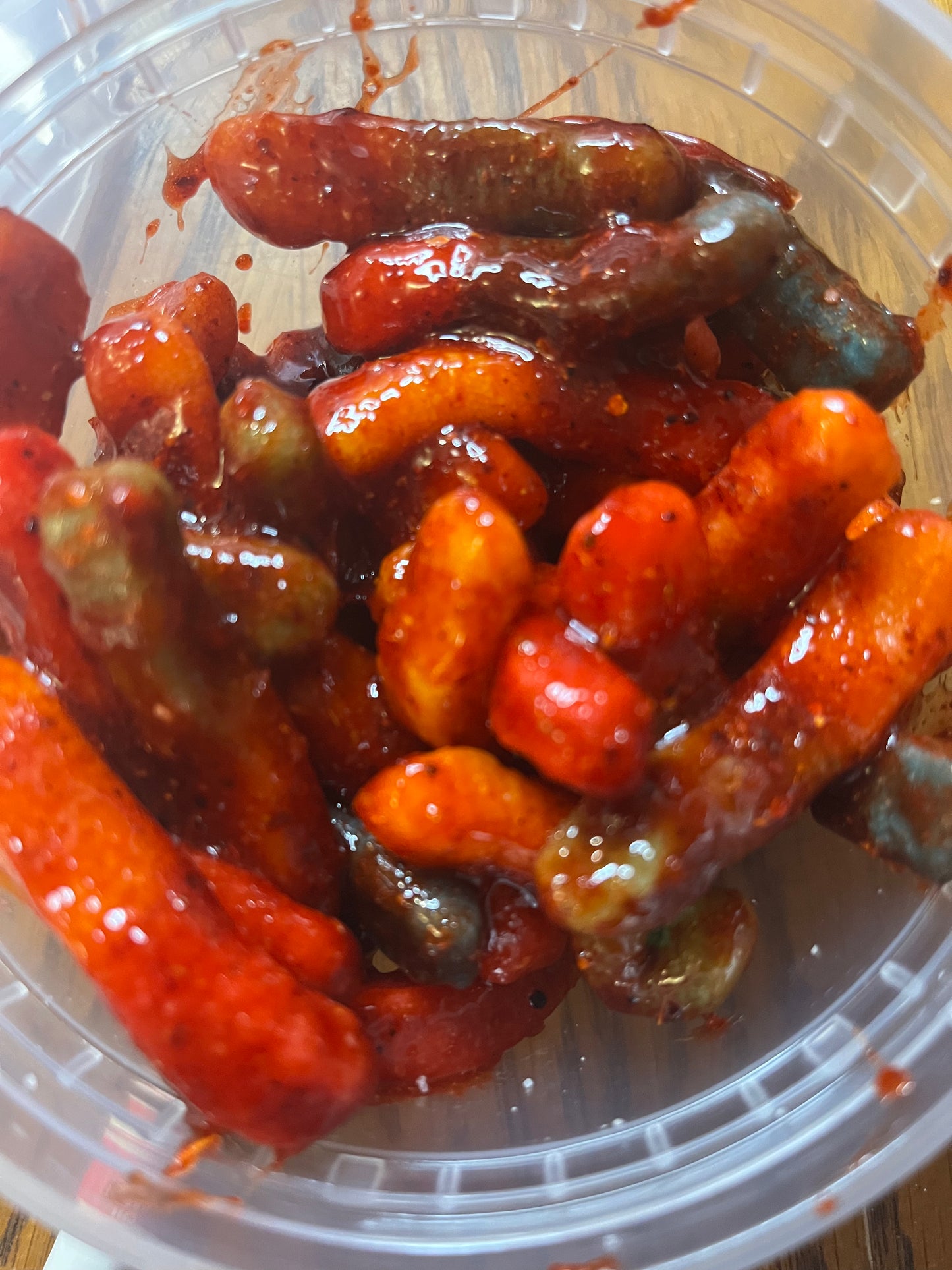 Chamoy Trolli Sour Bite Gummy Worms Variety