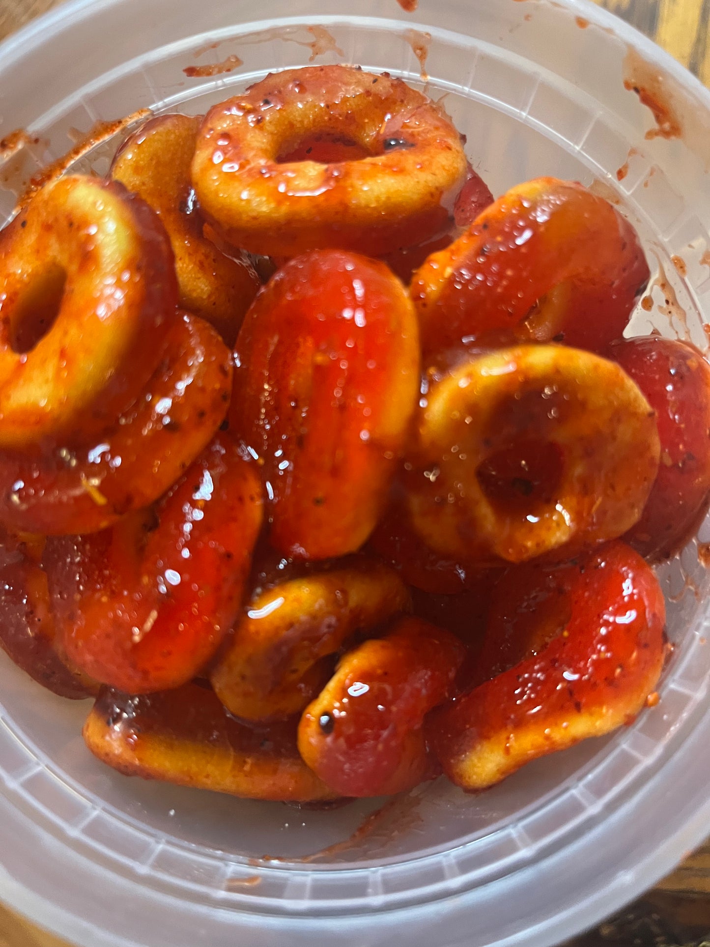 Chamoy Trolli Peachy Sour Gummy Rings