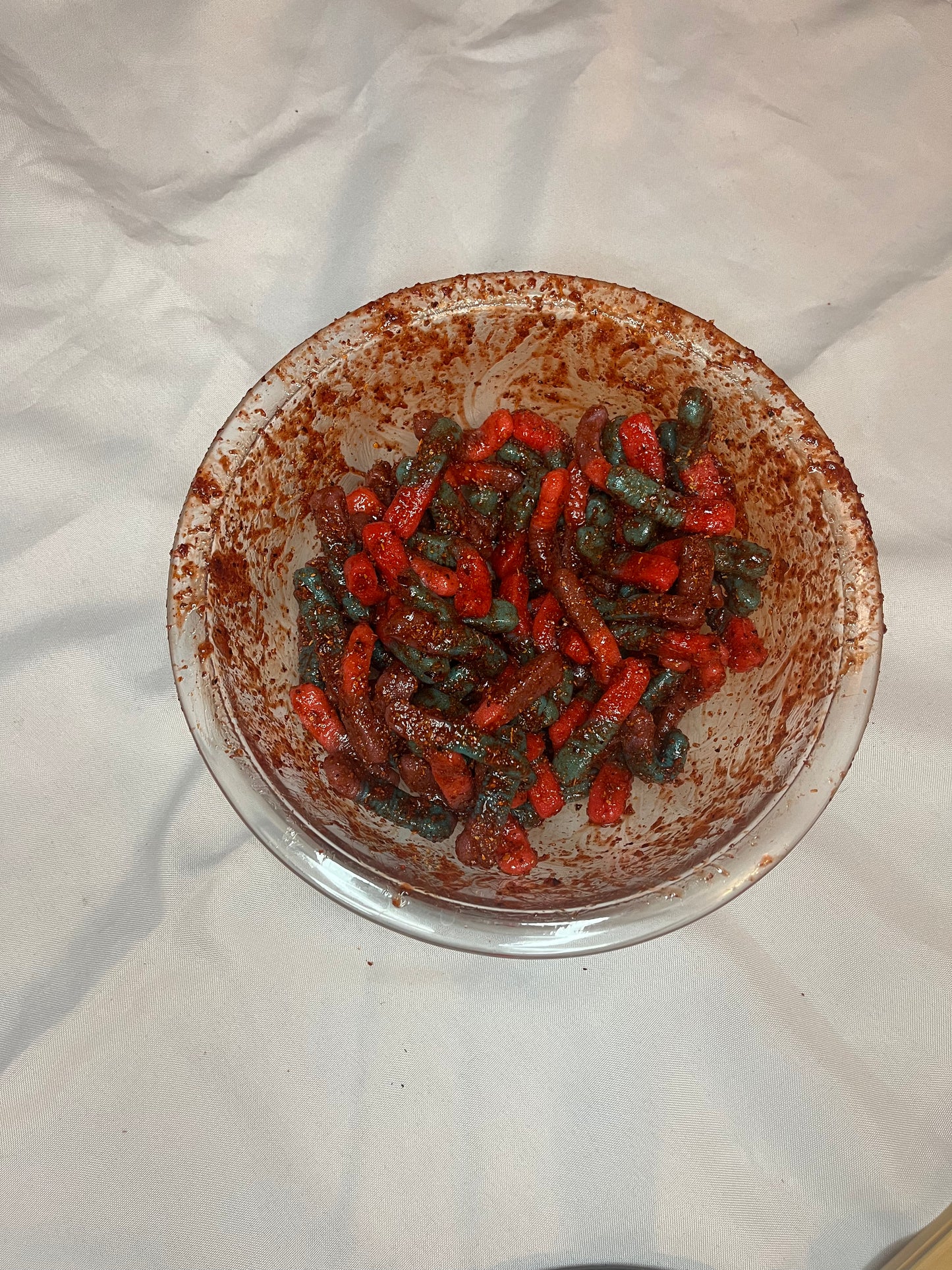 Chamoy Trolli Sour Bite Gummy Worms Very Berry Blast