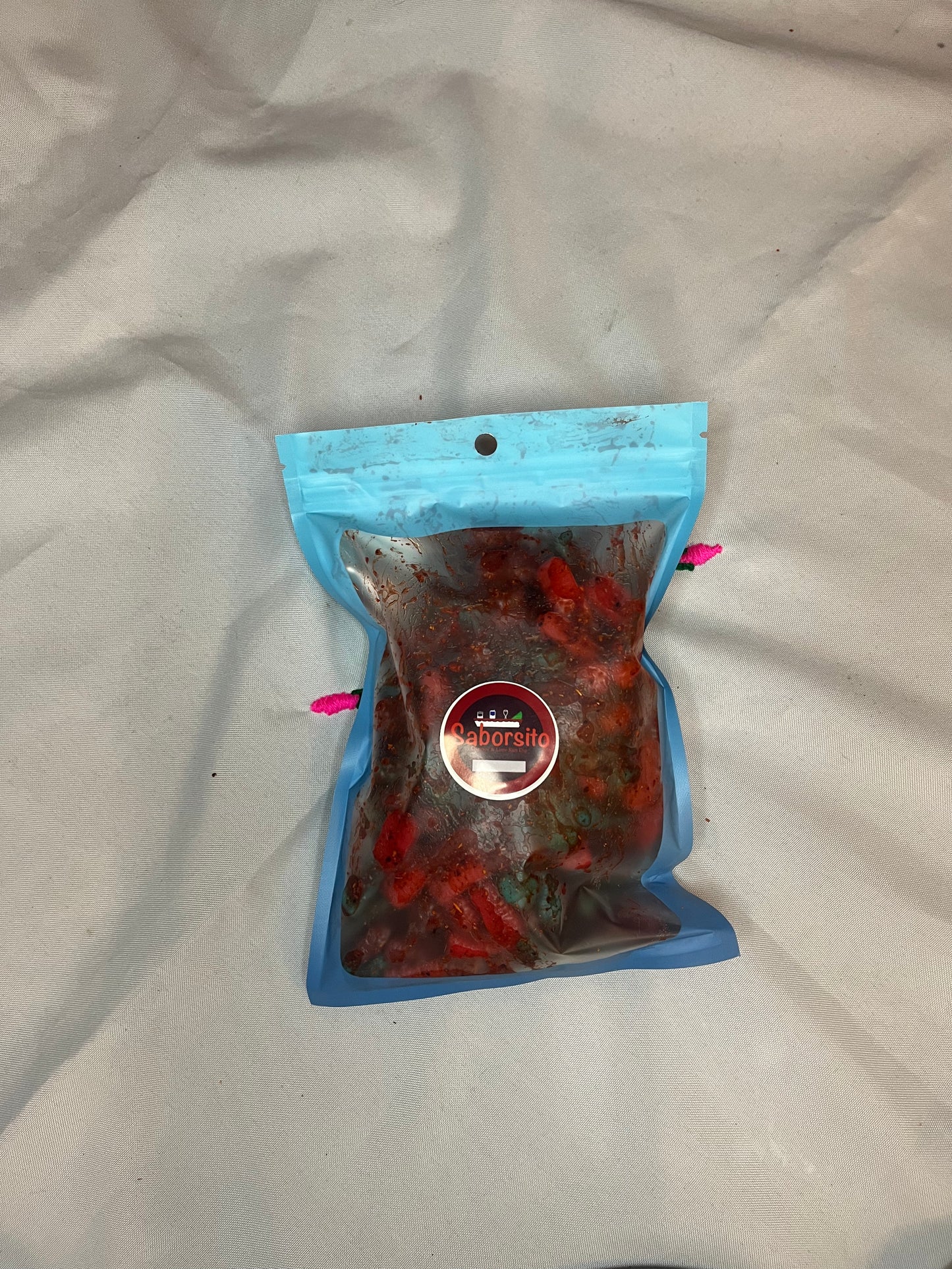 Chamoy Trolli Sour Bite Gummy Worms Very Berry Blast